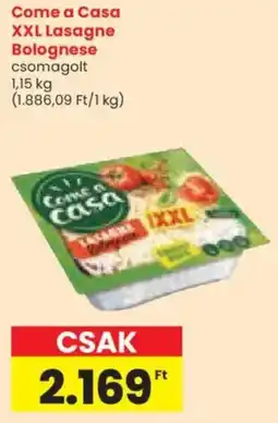 Spar Come a Casa XXL Lasagne Bolognese ajánlat