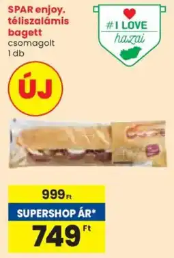 Spar SPAR enjoy. téliszalámis bagett ajánlat