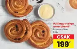 Spar Pudingos csiga mazsolával ajánlat