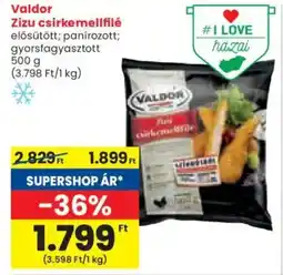 Spar Valdor Zizu csirkemellfilé ajánlat