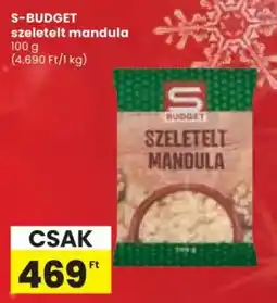 Spar S-BUDGET szeletelt mandula ajánlat