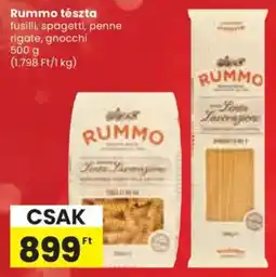 Spar Rummo tészta ajánlat
