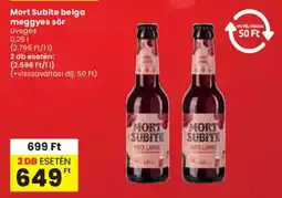 Spar Mort Subite belga meggyes sör ajánlat