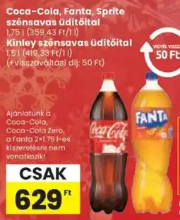 Spar Coca-Cola, Fanta, Sprite, Kinley ajánlat