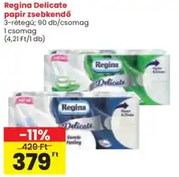 Regina Delicate papír zsebkendő