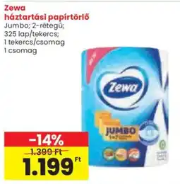 Spar Zewa háztartási papírtörlő ajánlat