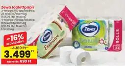 Spar Zewa toalettpapír ajánlat