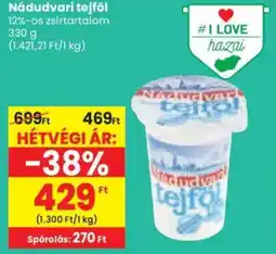 Spar Nádudvari tejföl ajánlat