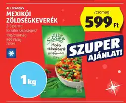 ALDI All Seasons Meikói zöldségkeverék ajánlat