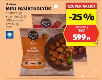 ALDI Primana Mini Fasírtgolyók ajánlat