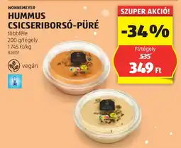 ALDI Wonneyer Hummus Csicseriborsó-püré ajánlat