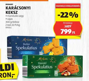 ALDI Monarc Karácsonyi Keksz ajánlat