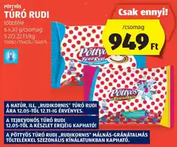 ALDI Pöttyös túró rudi ajánlat