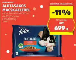 ALDI Purina felix alutasakos macskaeledel ajánlat