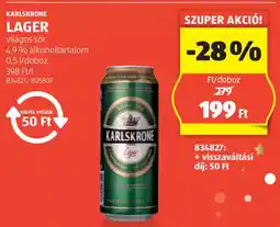 ALDI Karlskrone lager ajánlat