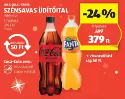 ALDI Coca-Cola / Fanta szénsavas üdítőital ajánlat