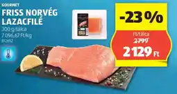 ALDI Gourmet friss norvég lazacfilé ajánlat