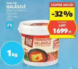 ALDI Snack time halászlé ajánlat
