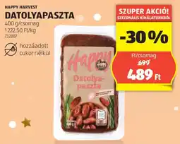 ALDI Happy Harvest datolyapaszta ajánlat