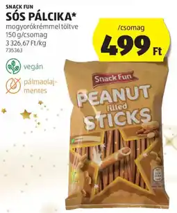 ALDI Snack Fun sós pálcika ajánlat