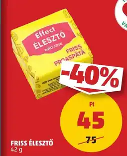 Friss élesztő