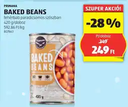 ALDI Primana Baked beans ajánlat