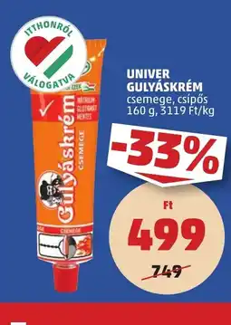 PENNY Univer gulyáskrém ajánlat