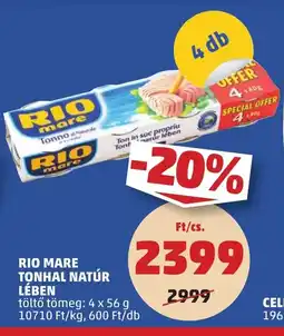 Rio mare tonhal natúr lében