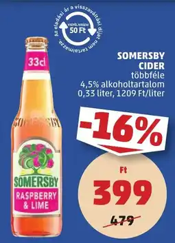 PENNY Somersby cider ajánlat
