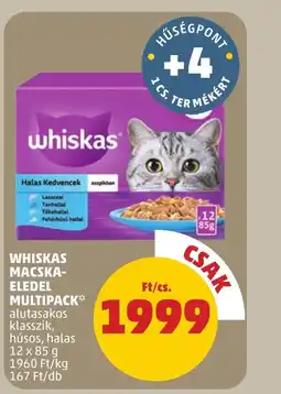 PENNY Whiskas macskaeledel multipack ajánlat