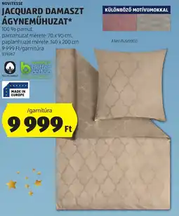 ALDI Novitesse Jacquard damaszt ágynemühuzat ajánlat