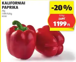 ALDI Kaliforniai paprika ajánlat