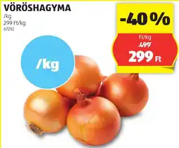 ALDI Vöröshagyma ajánlat