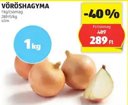 ALDI Vöröshagyma ajánlat