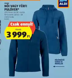 ALDI Crane Női vagy férfi pulóver ajánlat