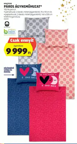 ALDI Novitesse Páros ágyneműhuzat ajánlat