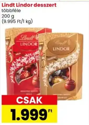 Spar Market Lindt Lindor desszert ajánlat