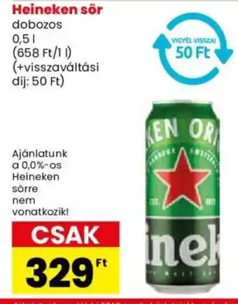 Spar Market Heineken sör ajánlat