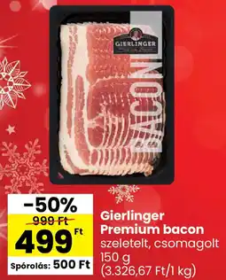 Spar Gierlinger Premium bacon ajánlat