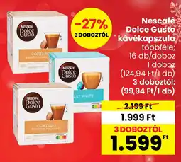 Spar Nescafé Dolce Gusto kávékapszula ajánlat