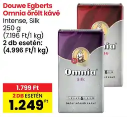 Spar Douwe Egberts Omnia őrölt kávé ajánlat