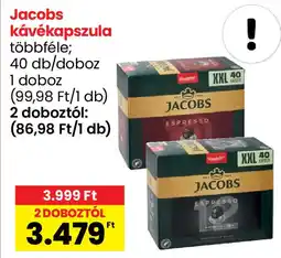 Spar Jacobs kávékapszula ajánlat