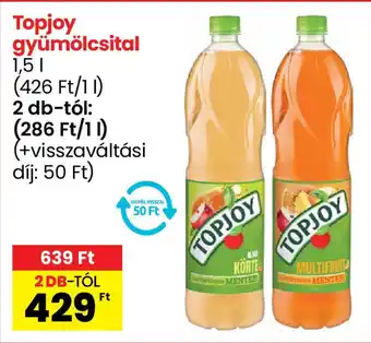 Spar Topjoy gyümölcsital ajánlat