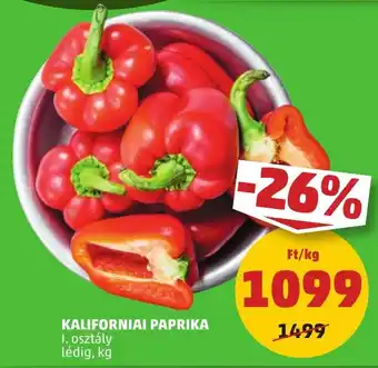 PENNY Kaliforniai paprika ajánlat