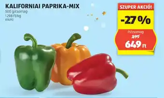 ALDI Kaliforniai paprika-mix ajánlat