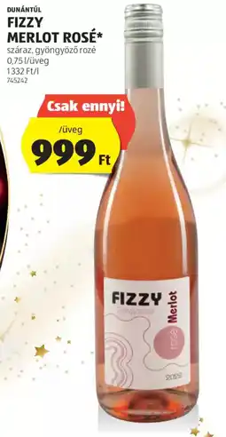ALDI Dunántúl Merlot Rosé ajánlat