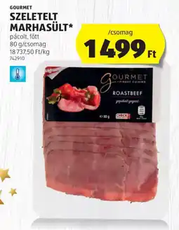 ALDI Gourmet szeletelt marhasült ajánlat