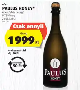 ALDI Mór Paulus Honey ajánlat