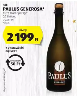 ALDI Mór Paulus Generosa ajánlat