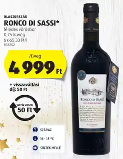 ALDI Olaszország Ronco di Sassi ajánlat